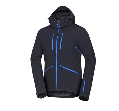 Geacă de schi softshell pentru bărbați Northfinder ALPHONSE neagră
